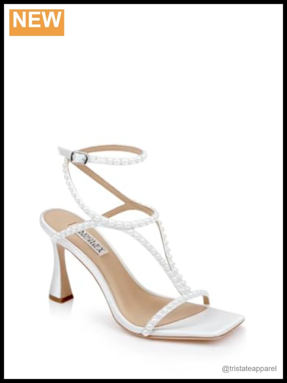 Badgley Mischka Gianni Strappy Square Toe Heels
